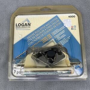 Logan 4000 Deluxe Pull Style Mat Cutter 7 Pc New Framing Cutter‎ Set USA